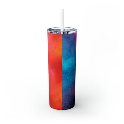 Hue Harmony – The Alien Maars® Skinny Tumbler mit Strohhalm 20oz