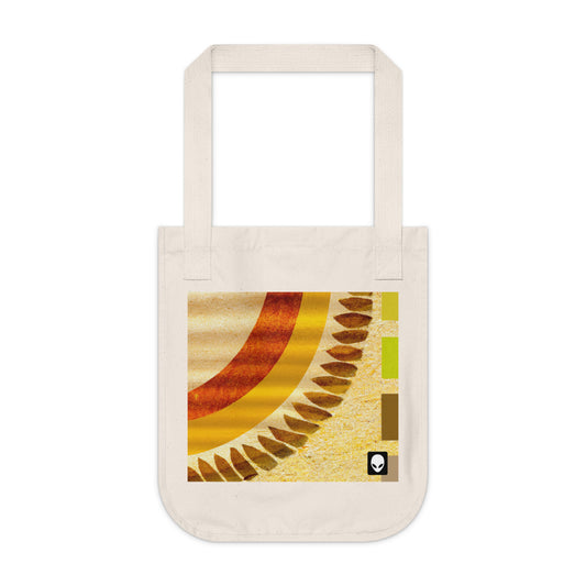 "A Natural Mosaic: Shapes and Colors from the Earth" - The Alien Eco-friendly Tote Bag