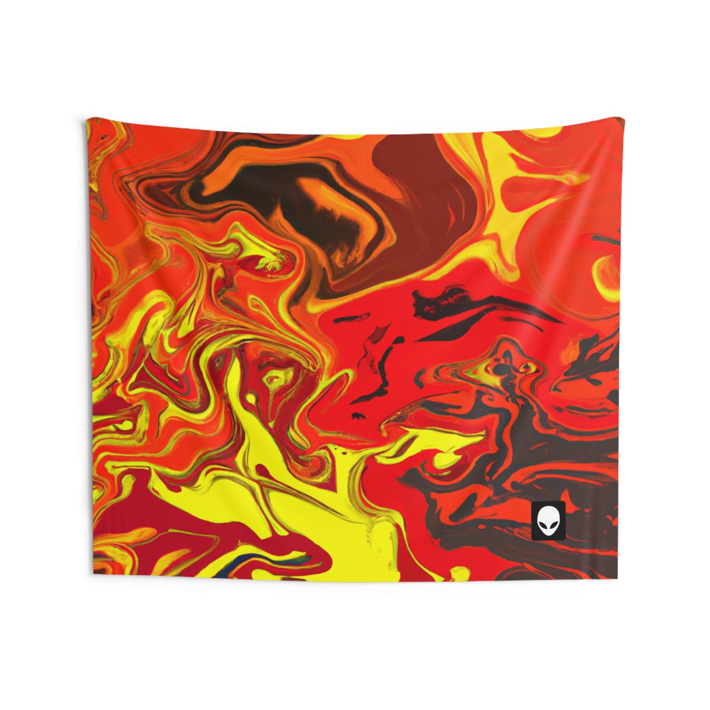 "Abstract Energy in Motion" - The Alien Wall Tapestries