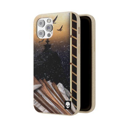 "A Tale of Storytelling Art: A Mixed Media Masterpiece" - The Alien Eco-friendly Cases