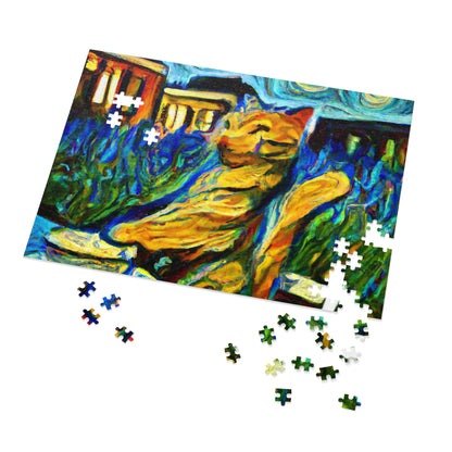 "A Cat Amongst the Celestial Tea Leaves" - The Alien Jigsaw Puzzle