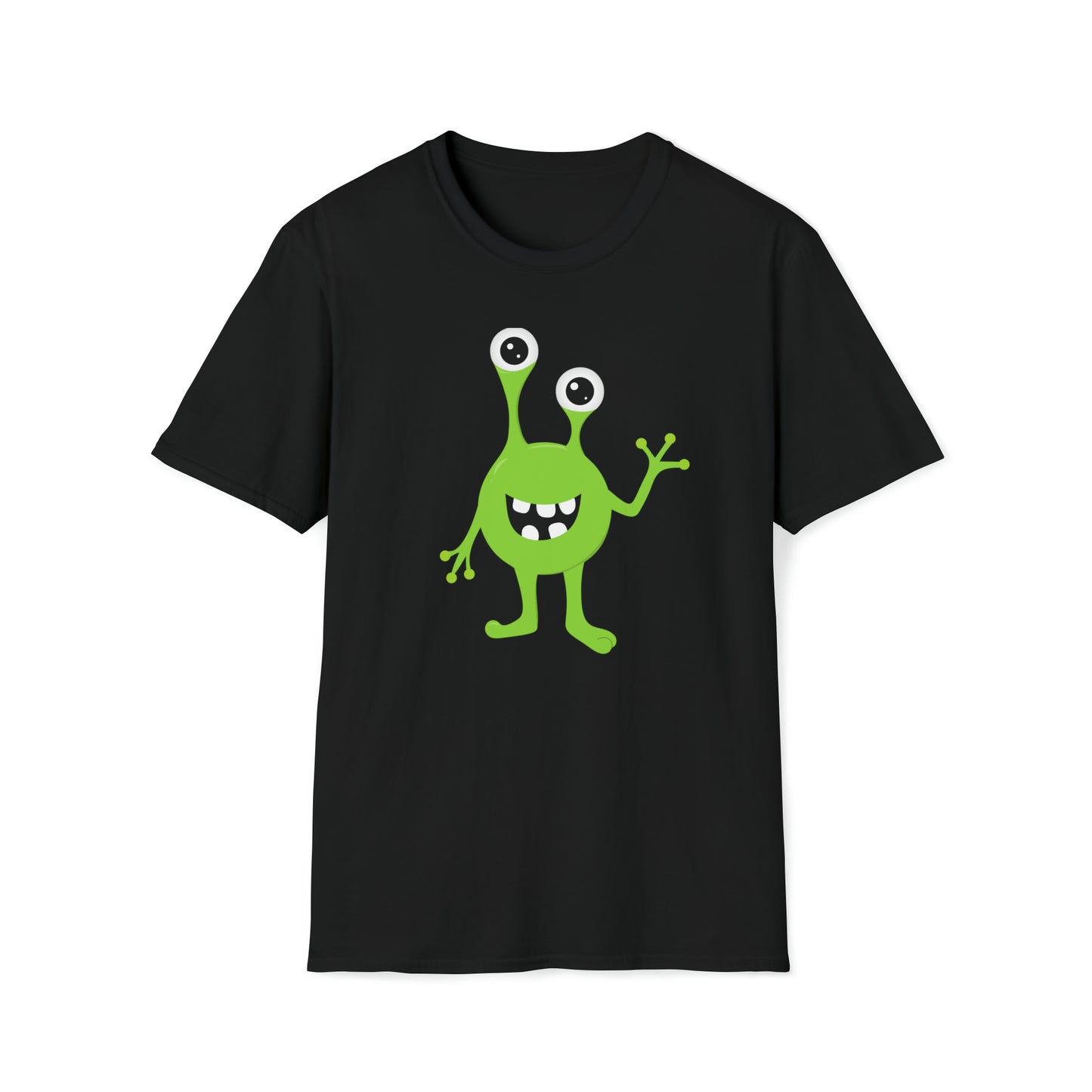 Sonnensystem-Aufenthalt – The Alien Unisex Softstyle T-Shirt