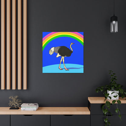 "Bridging the Divide: The Ostrich's Rainbow" - The Alien Canva