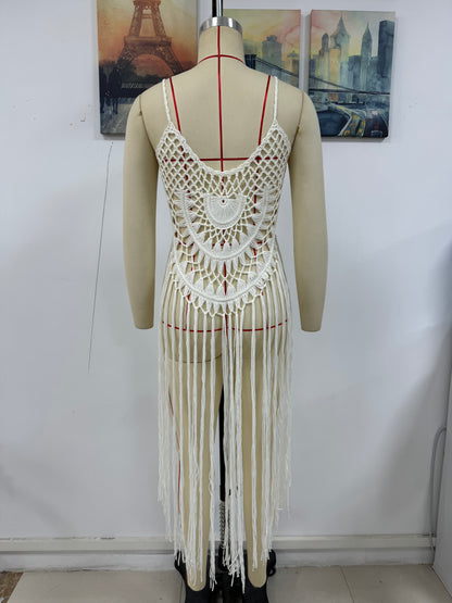 Frühling Sommer Frühling Sommer Strap Typ Sexy Strand Bluse Einfarbig Hand Häkeln Frauen Gestrickte