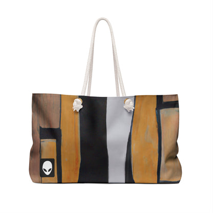 "Exploring Balance and Pattern in Abstract Art" - The Alien Weekender Bag