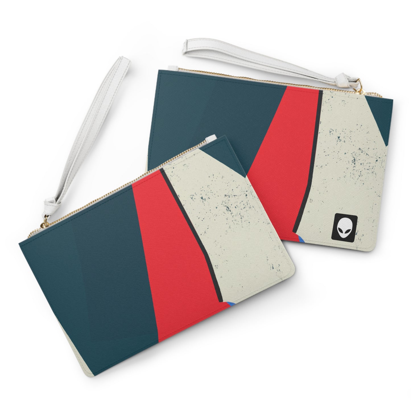 "Abstract Expressionism: Exploring Lines and Shapes" - The Alien Clutch Bag