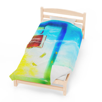 "Exploring My World through Art: Capturing the Memories of Places Visited" - The Alien Velveteen Plush Blanket