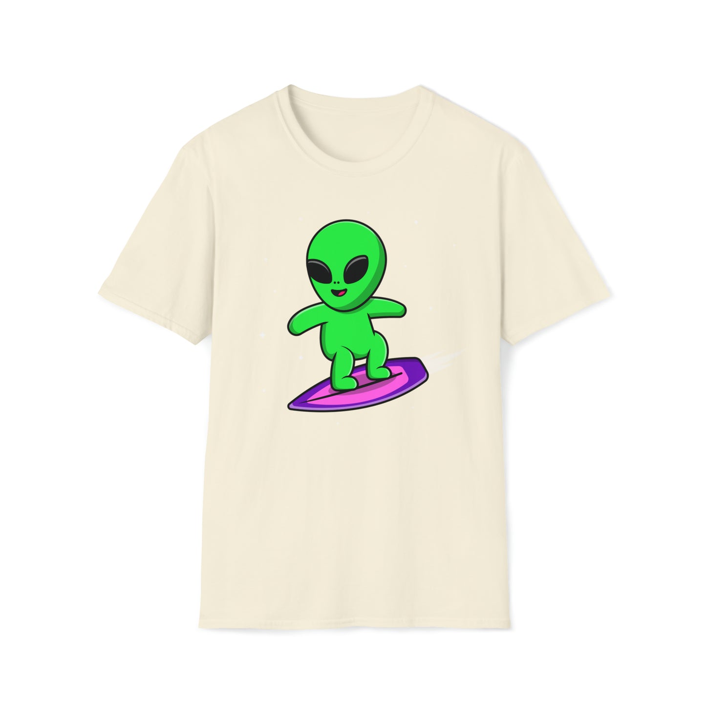 Galactic Explorer - The Alien Unisex Softstyle T-Shirt