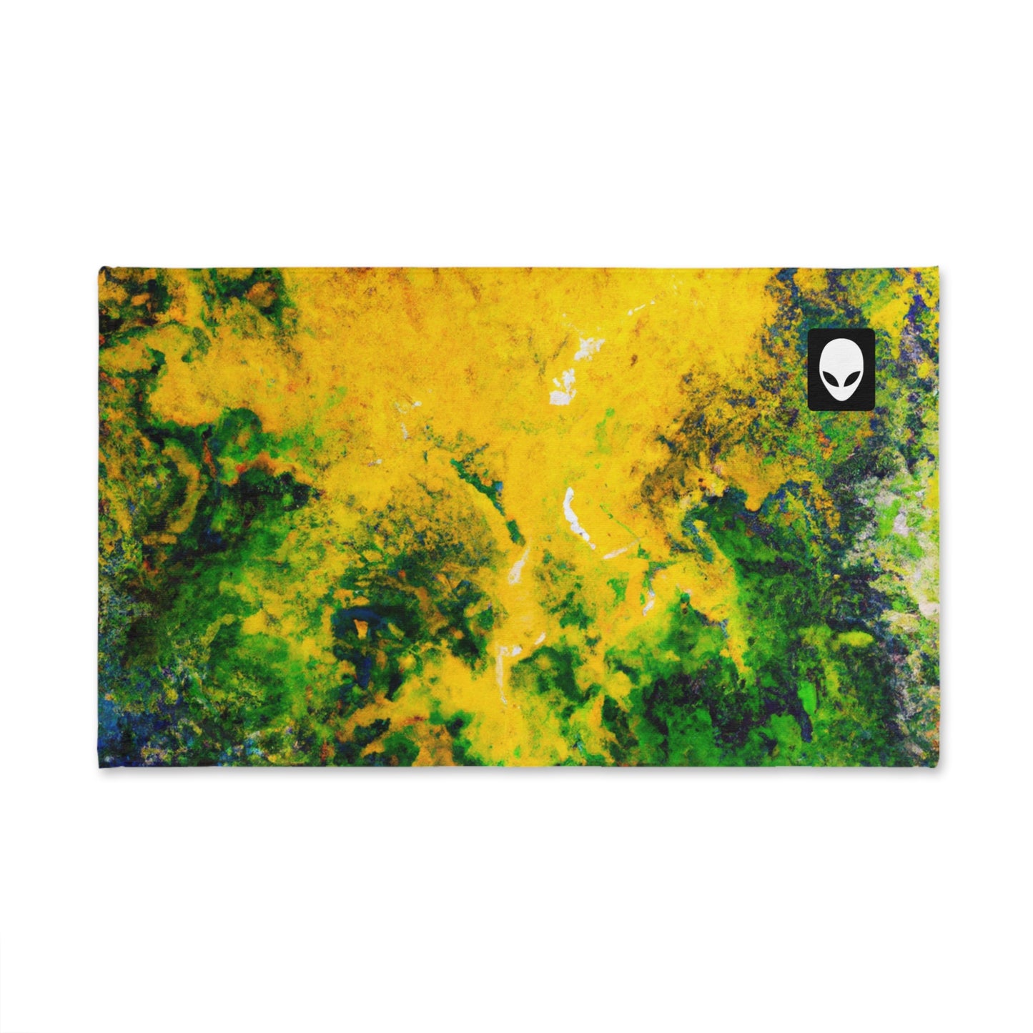 "Exploring Colorful Textures" - The Alien Hand towel