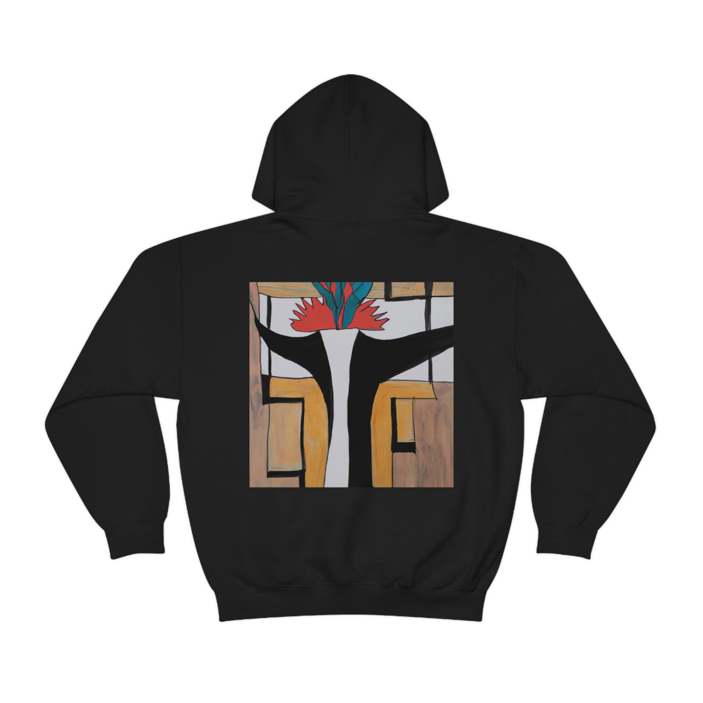 "Exploring Balance and Pattern in Abstract Art" - The Alien Unisex Hoodie