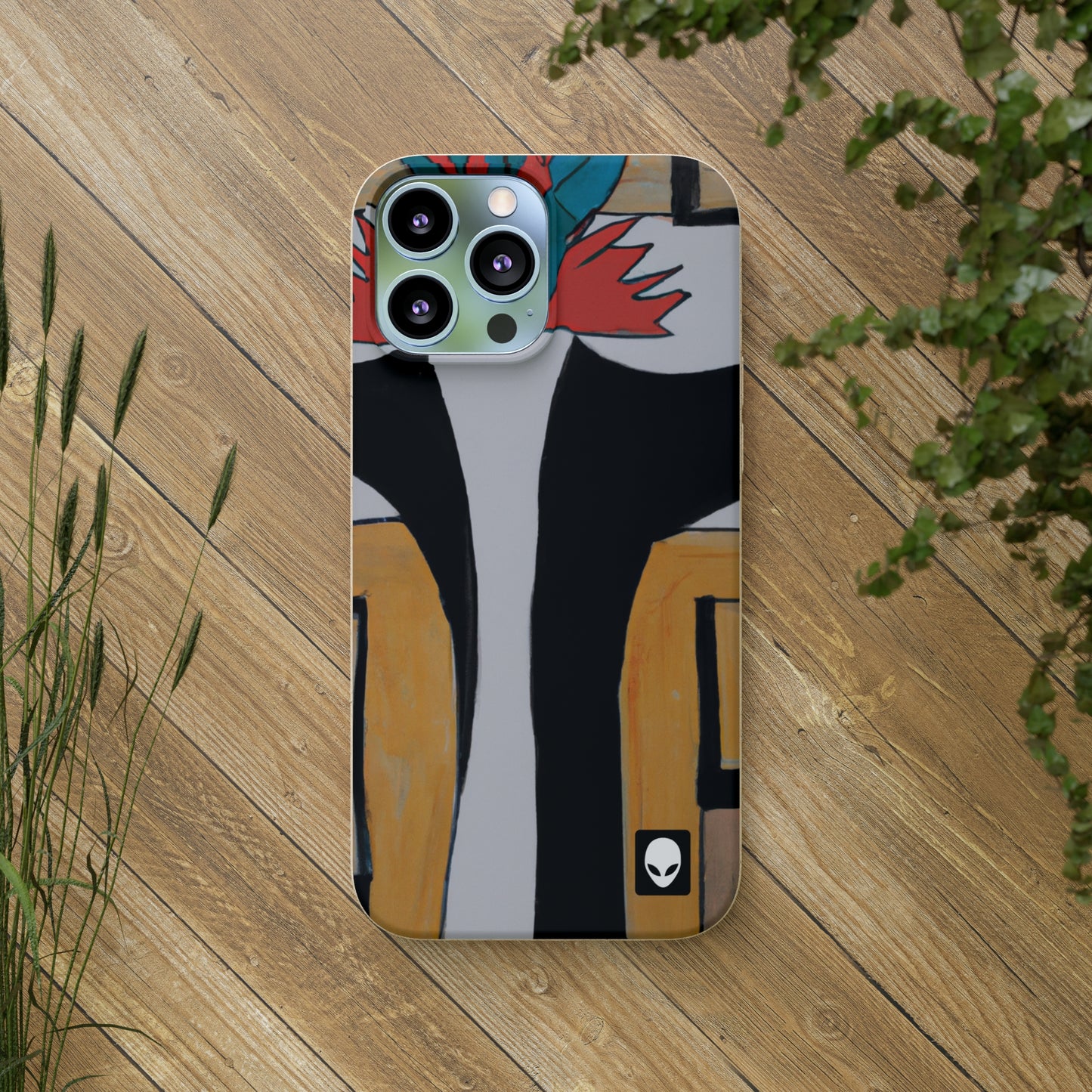 "Exploring Balance and Pattern in Abstract Art" - The Alien Eco-friendly Cases