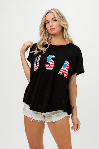 Spring Summer English Letters Short Sleeve T shirt Top Women Clothing