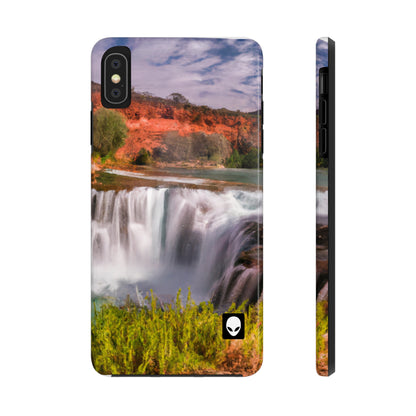 "Capturando la belleza de la naturaleza: creando un paisaje icónico en un arte vibrante" - The Alien Tough Phone Cases