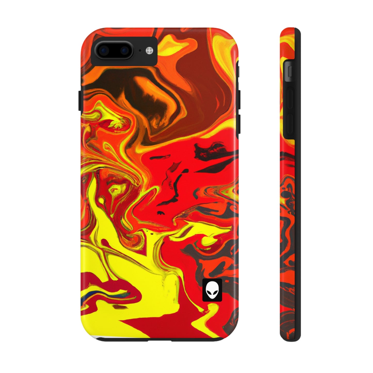 "Abstract Energy in Motion" - The Alien Tough Phone Cases