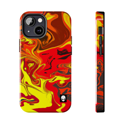 "Abstract Energy in Motion" - The Alien Tough Phone Cases