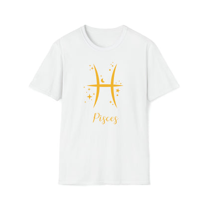 Signo del zodíaco de Piscis - La camiseta alienígena unisex softstyle