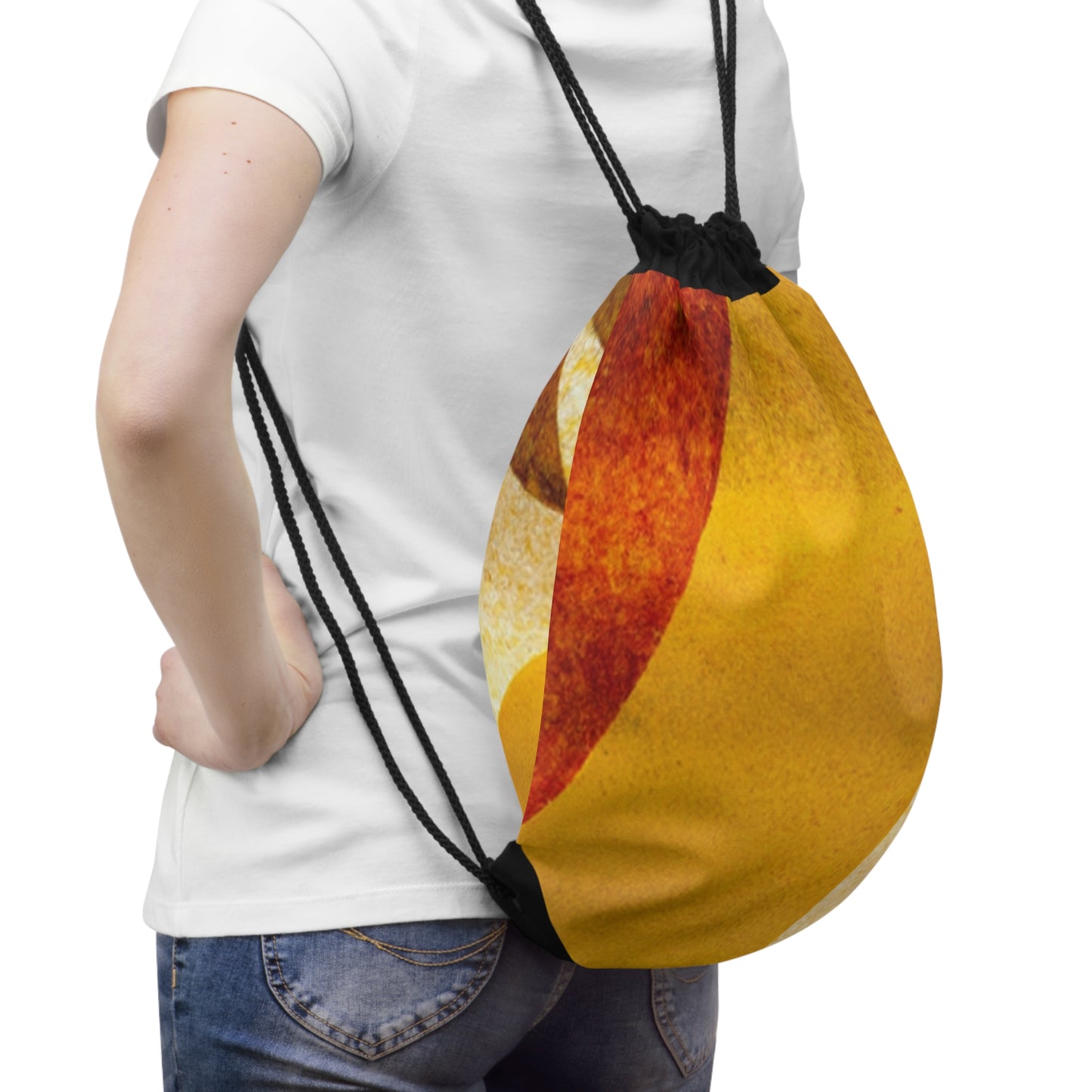 "A Natural Mosaic: Shapes and Colors from the Earth"- The Alien Drawstring Bag