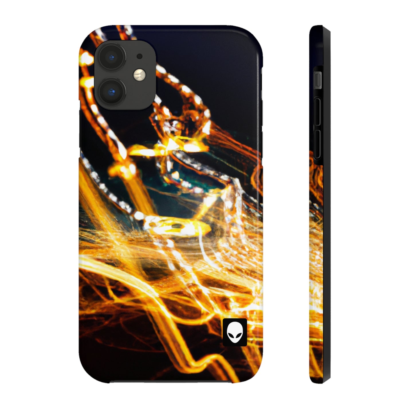 "Chaotic Disruption: An Abstract Exploration" - The Alien Tough Phone Cases