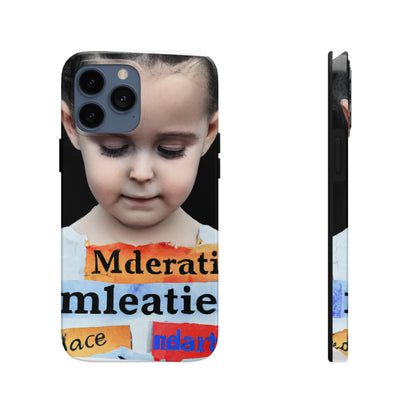 "Anxious Beginnings: A Child's Uncertain Futurescape". - The Alien Tough Phone Cases