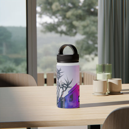 "Exploring Photographs in Color" - The Alien Stainless Steel Water Bottle, Handle Lid