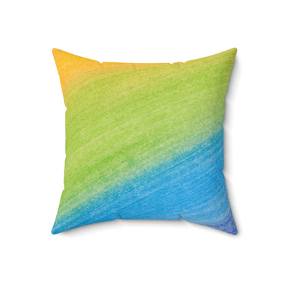 Shapescape Elegance - The Alien Spun Polyester Square Pillow