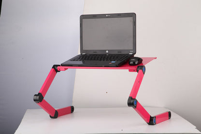 Soporte de mesa para ordenador portátil con diseño ergonómico plegable ajustable, escritorio para portátil, Ultrabook, Netbook o tableta con alfombrilla para ratón