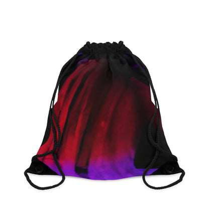 "Exploring Contrasts: A Colorful Dance of Luminance and Chromatic Aberration"- The Alien Drawstring Bag