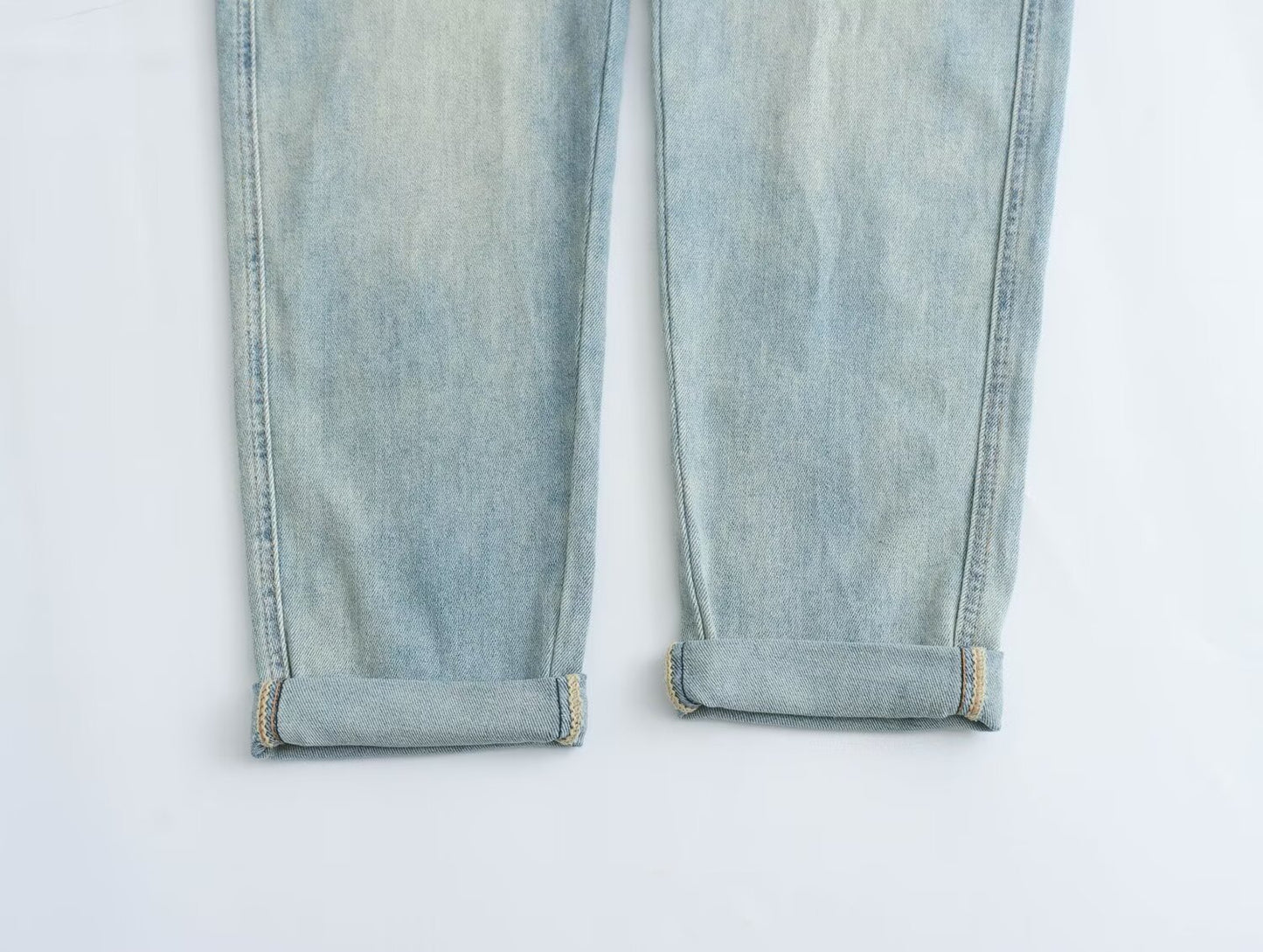 Weite Bein Jeans Frauen Kleidung Frühling Elastische Schmaler Gürtel