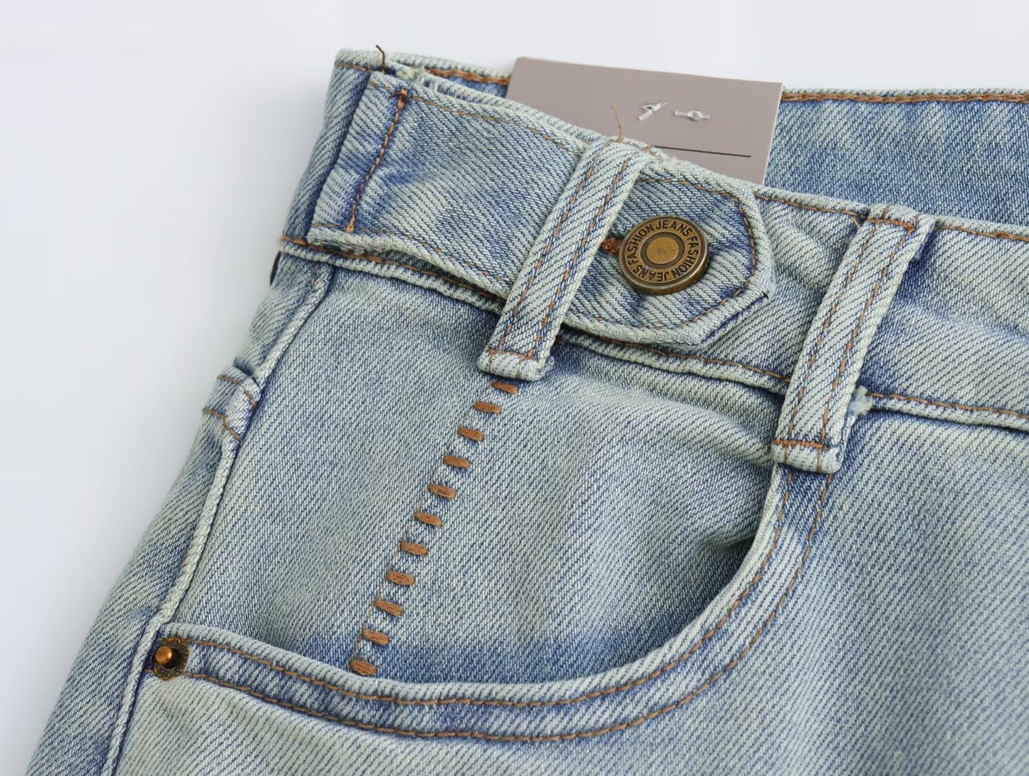 Retro Gerade Jeans Frauen Frühling Hohe Taille Lose Alle Passenden