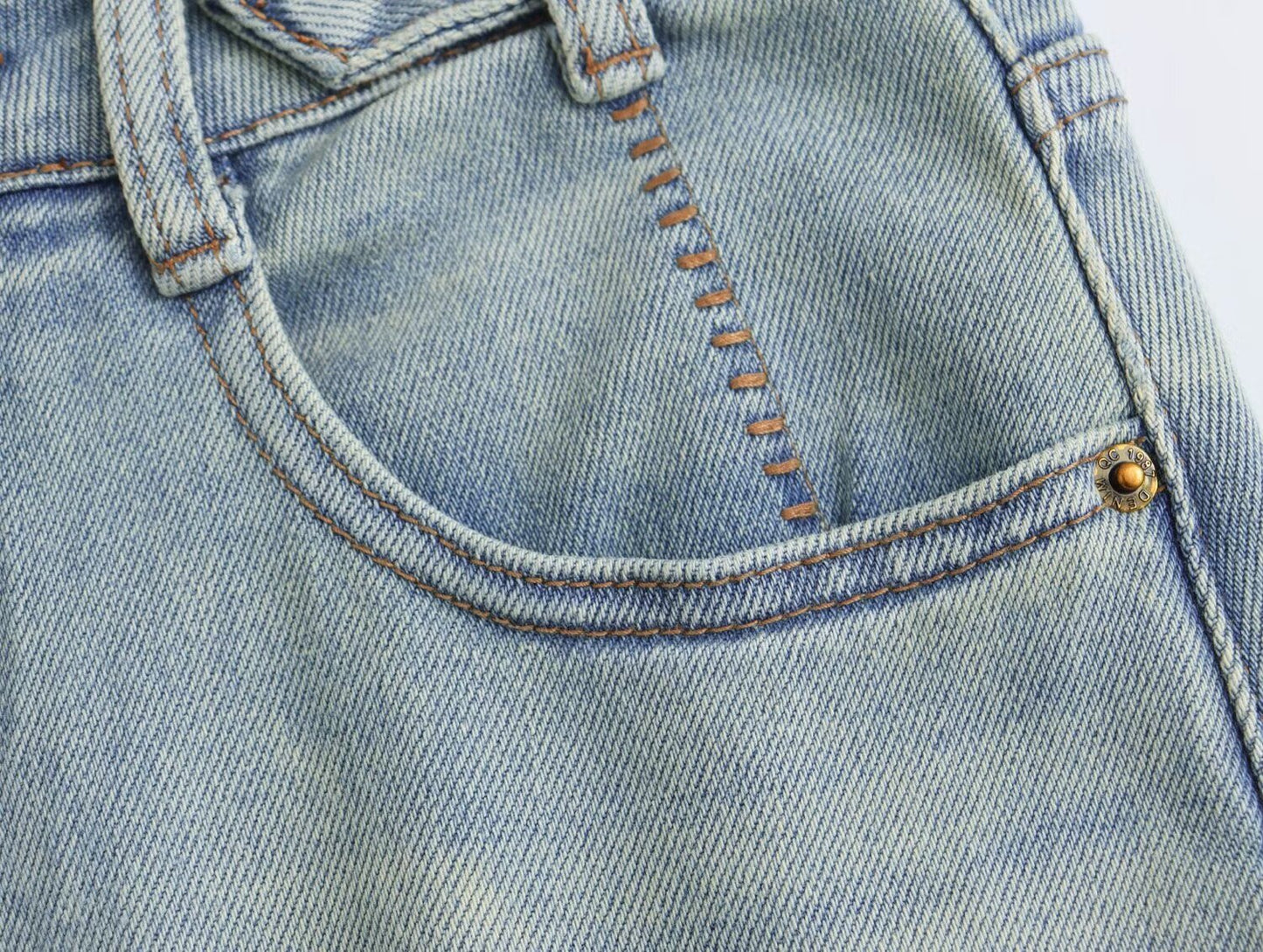 Retro Gerade Jeans Frauen Frühling Hohe Taille Lose Alle Passenden