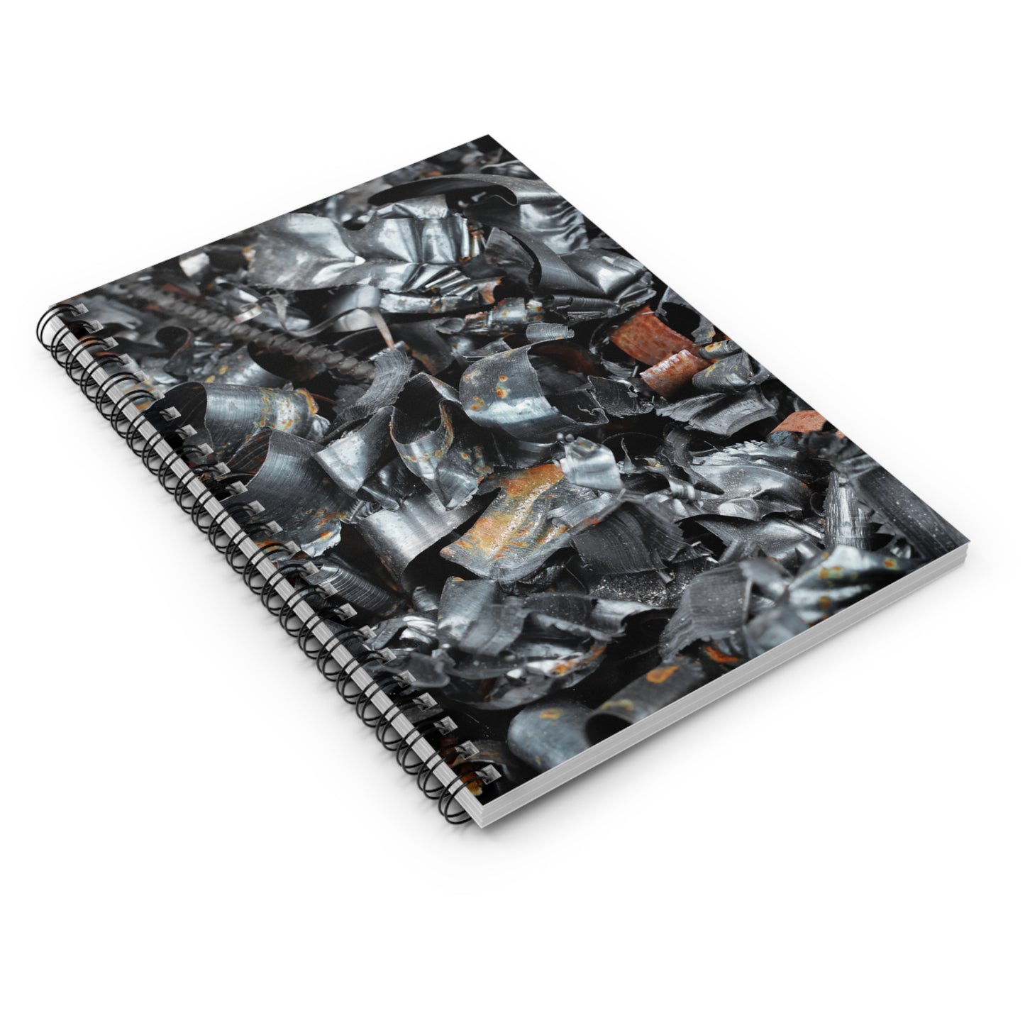 Rustic Reflections - The Alien Spiral Notebook (Ruled Line)