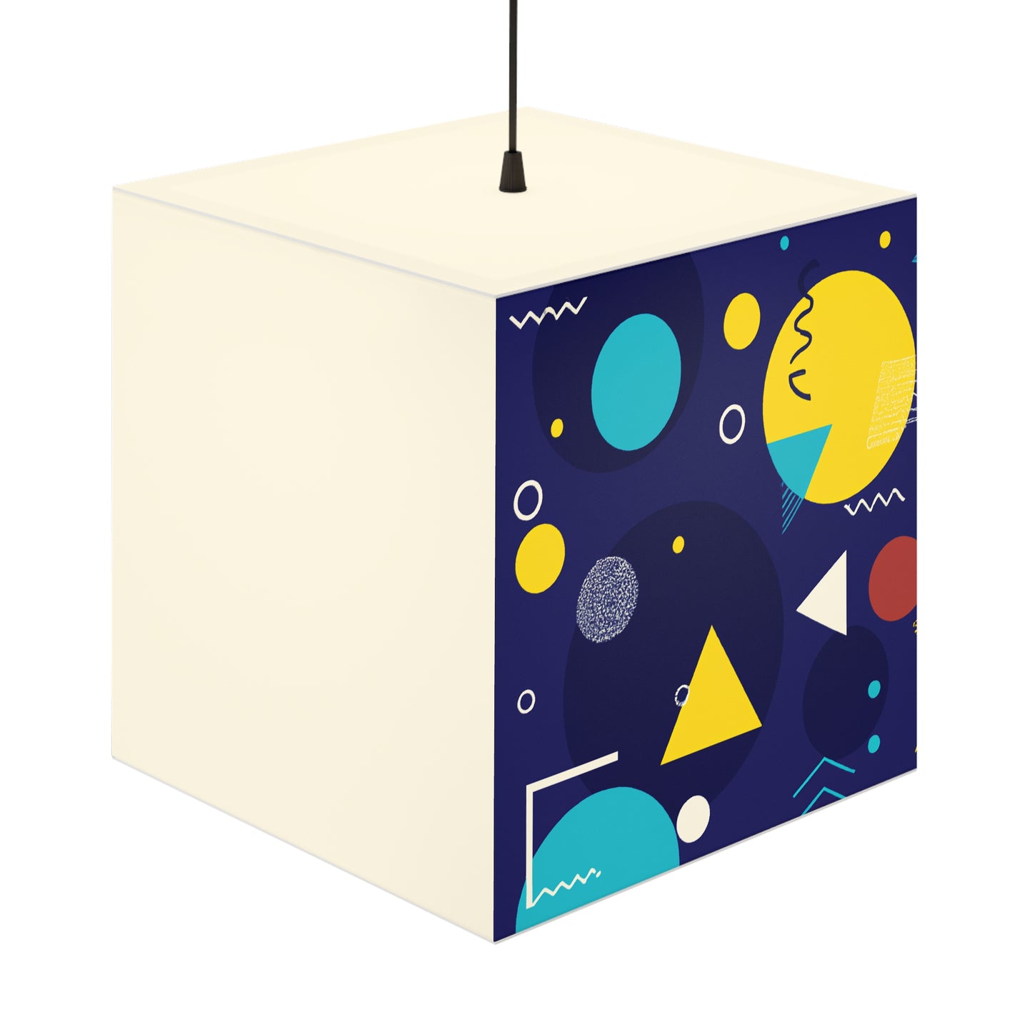 "Geometric Fusion: Bringing Your Vision to Colorful Life" - The Alien Light Cube Lamp