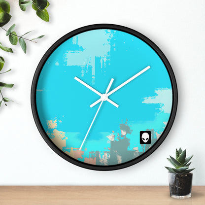 "Un paisaje ventoso: una combinación de tradición y modernidad" - The Alien Wall Clock