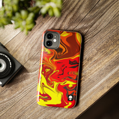 "Abstract Energy in Motion" - The Alien Tough Phone Cases