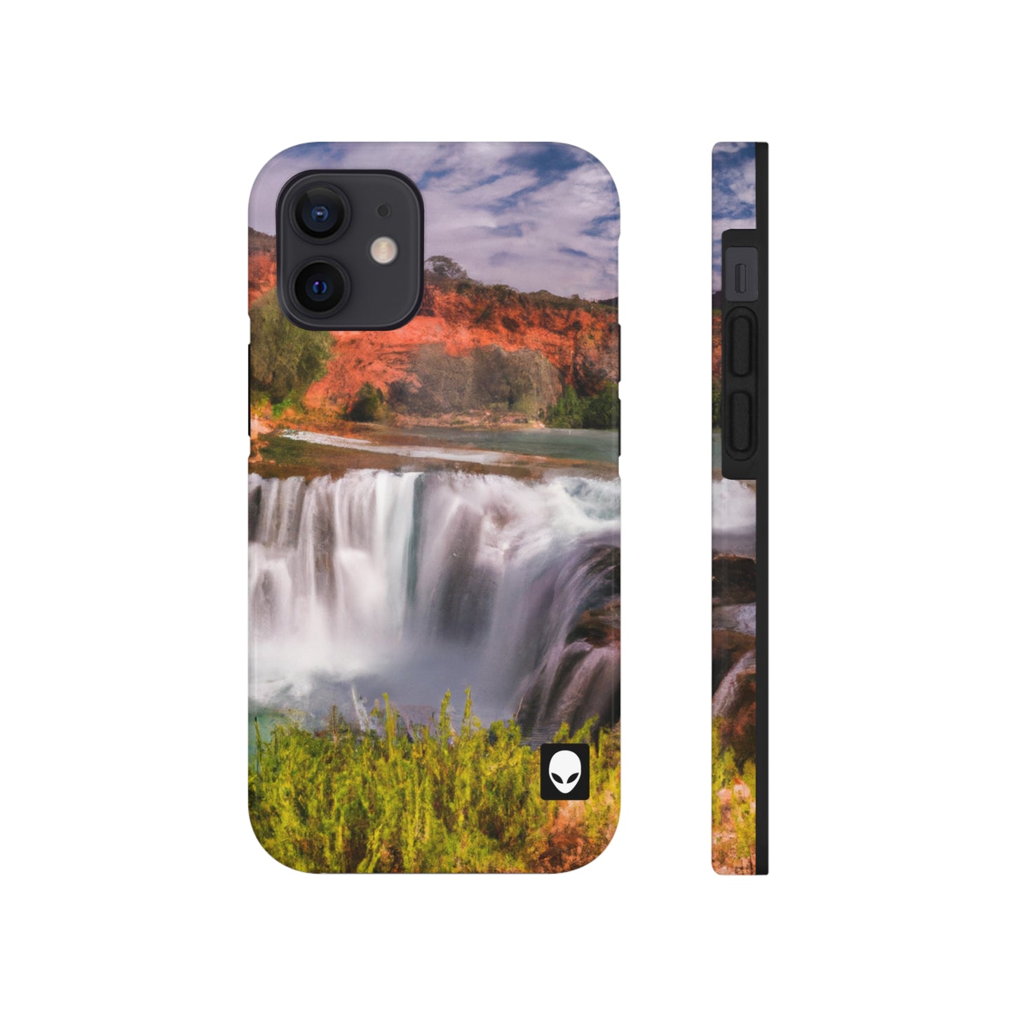 „Die Schönheit der Natur einfangen: Eine ikonische Landschaft in lebendiger Kunst gestalten“ – The Alien Tough Phone Cases