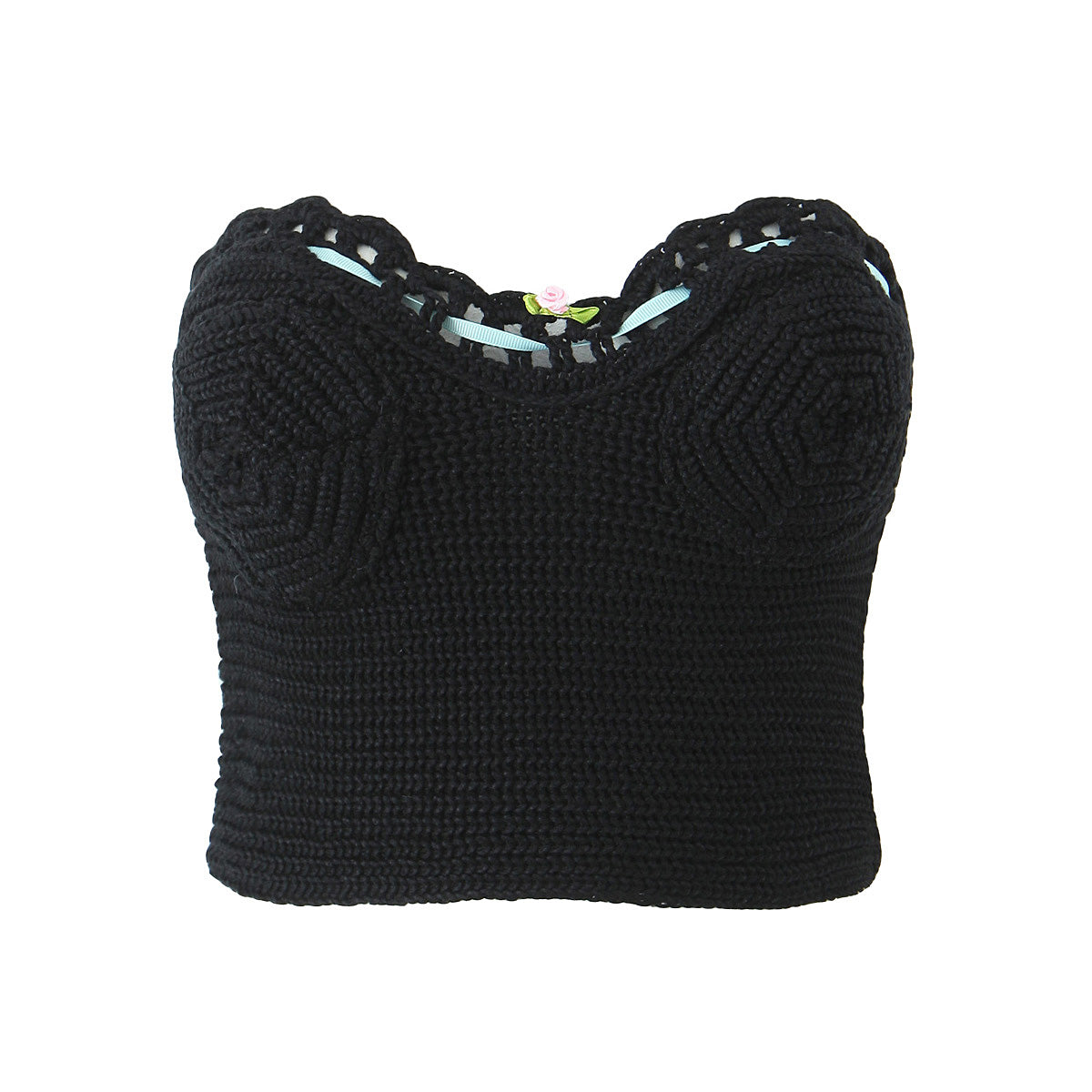 Sexy handgemachtes Schnür-Tube-Top, Sling-Top, gestrickt