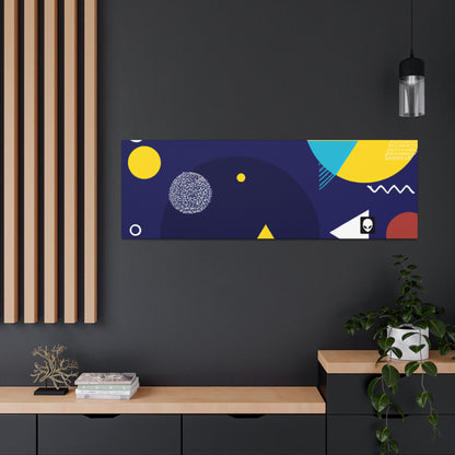 "Fusión geométrica: llevando tu visión a una vida colorida" - The Alien Canva