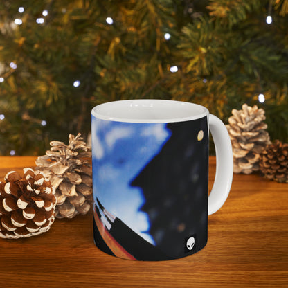 "Colors of Home: Exploring Place Through Art" - The Alien Ceramic Mug 11 oz