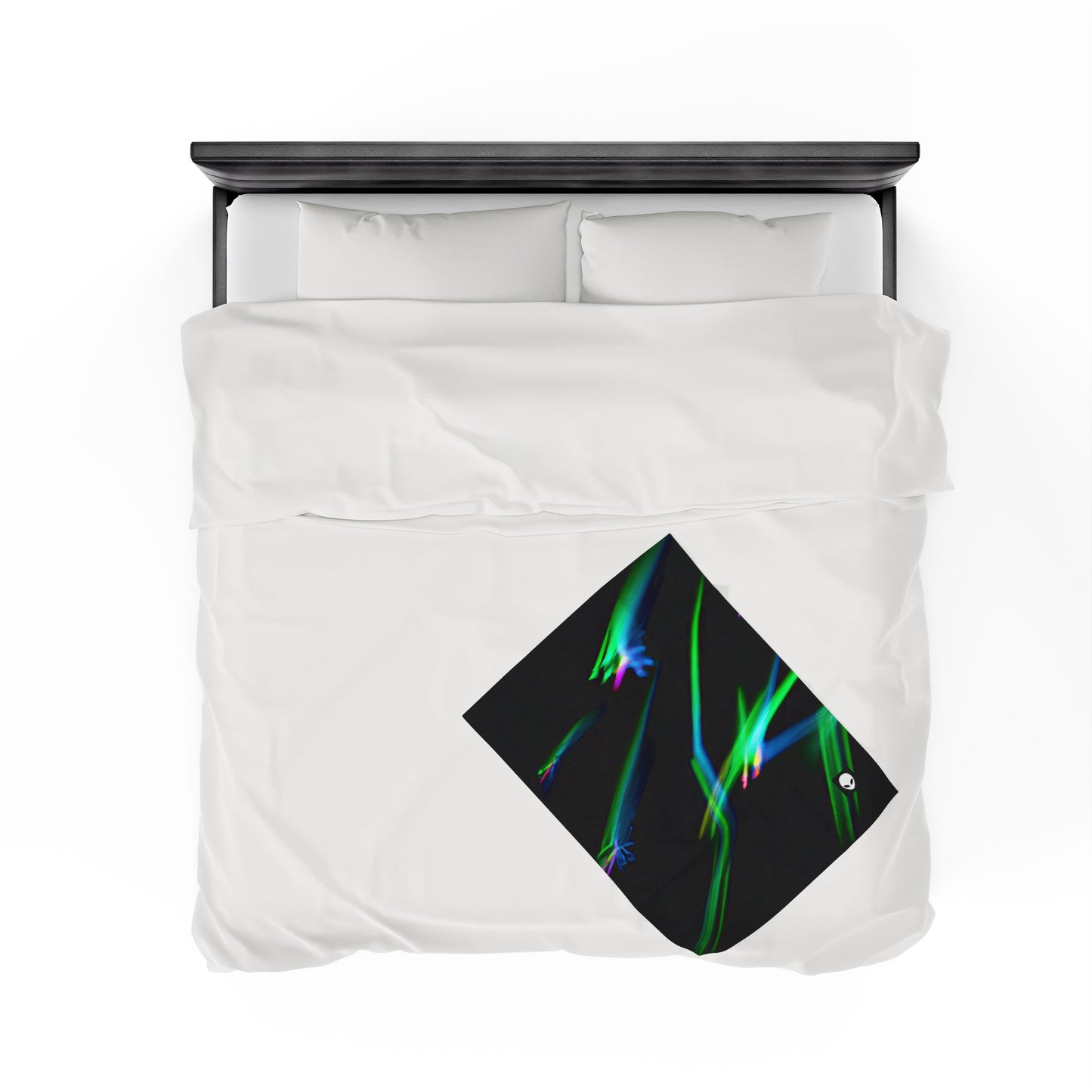 "Illuminated Splendor" - The Alien Velveteen Plush Blanket