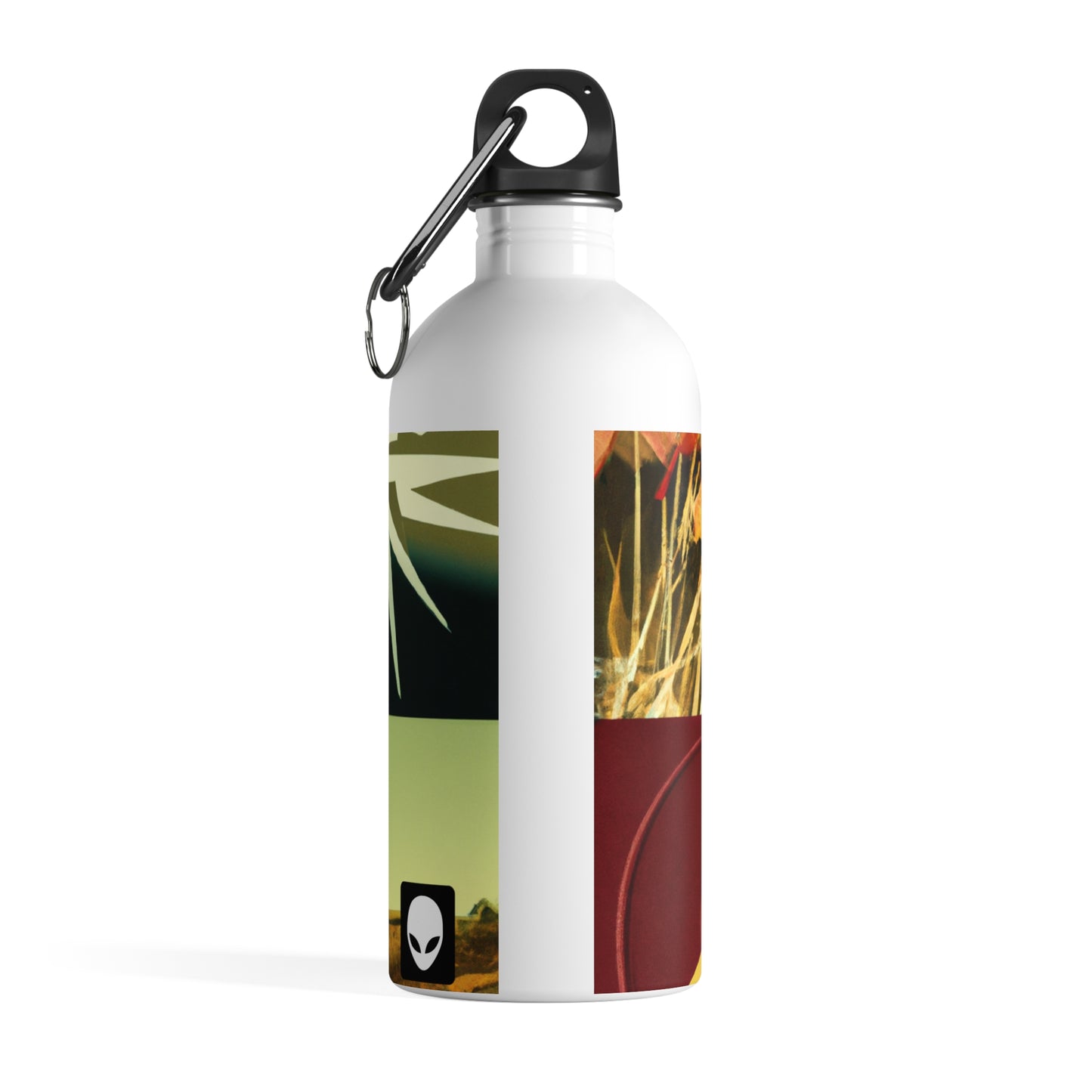 "A Reflection of My Journey: A Collage of Growth and Transformation" - The Alien Stainless Steel Water Bottle