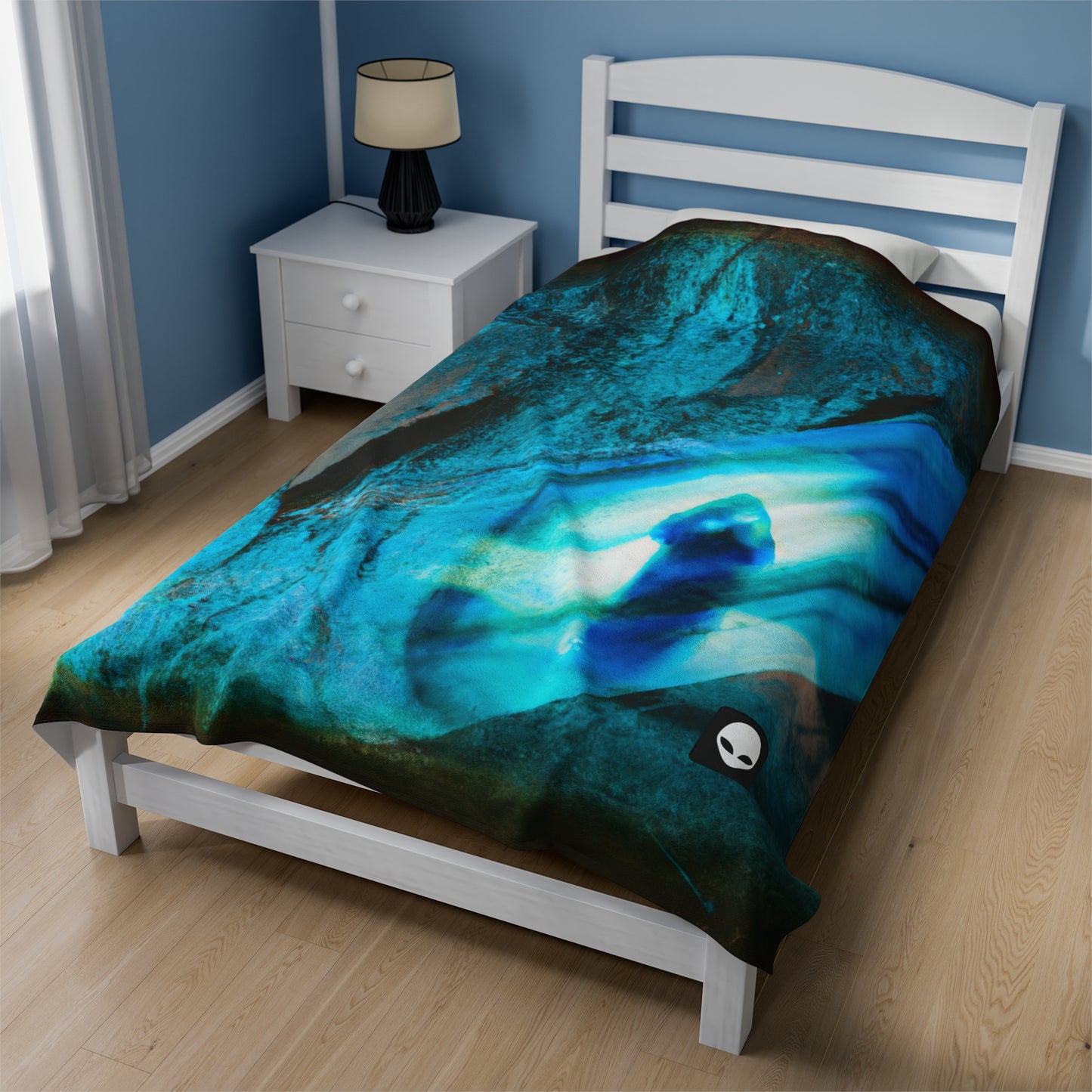 "Dreamscape: Exploring the Inner Realm" - The Alien Velveteen Plush Blanket