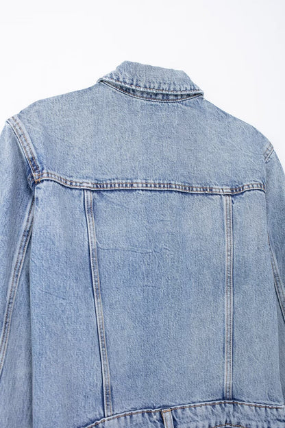 Sommer Damen Kleidung Lässiger einfacher Denim-Overall