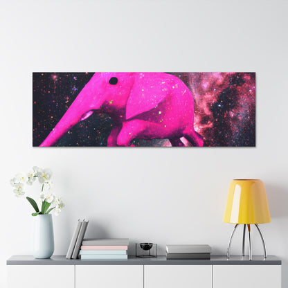 "Exploración majestuosa del elefante rosa" - The Alien Canva