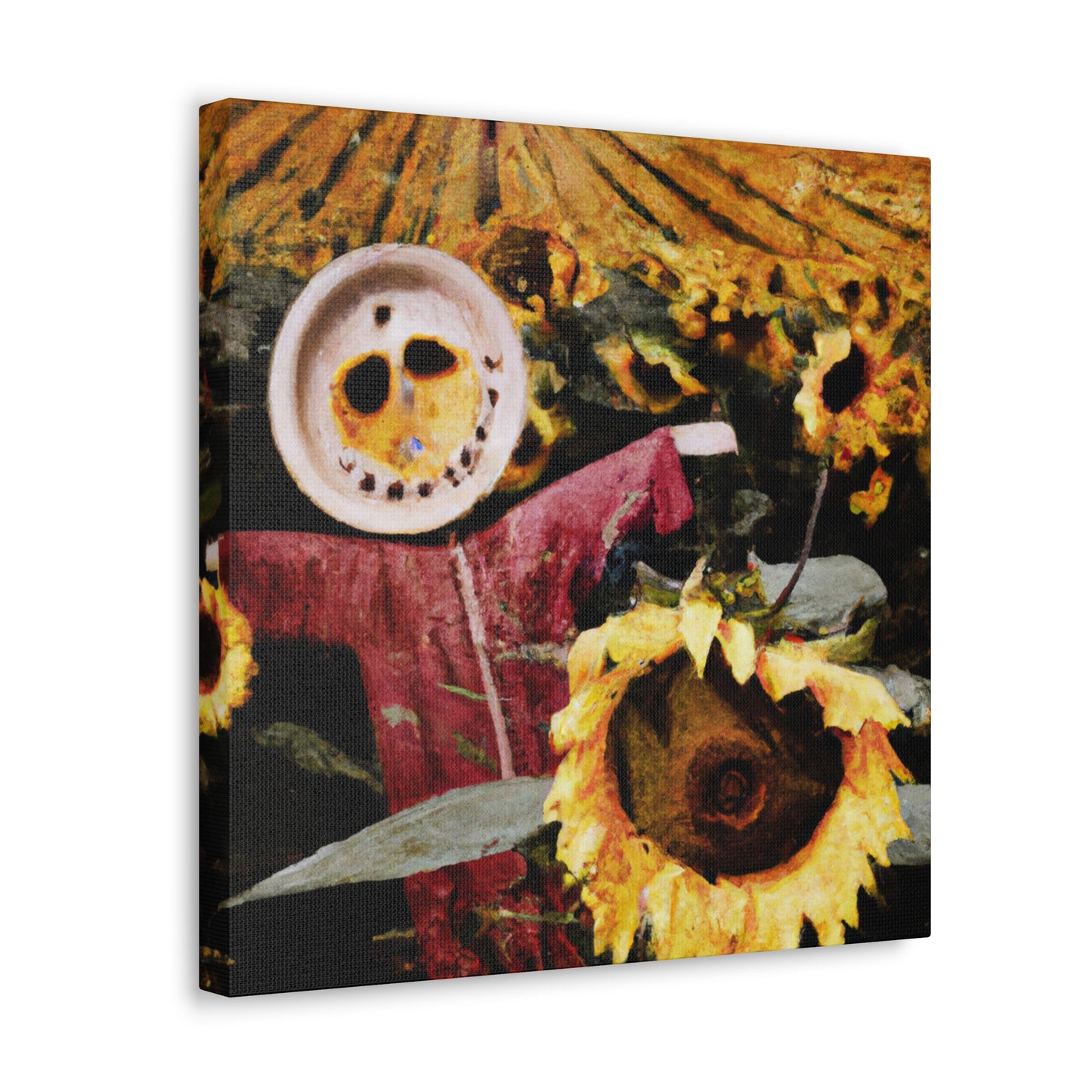 "Lone Sentry of the Sunflower Field" - The Alien Canva