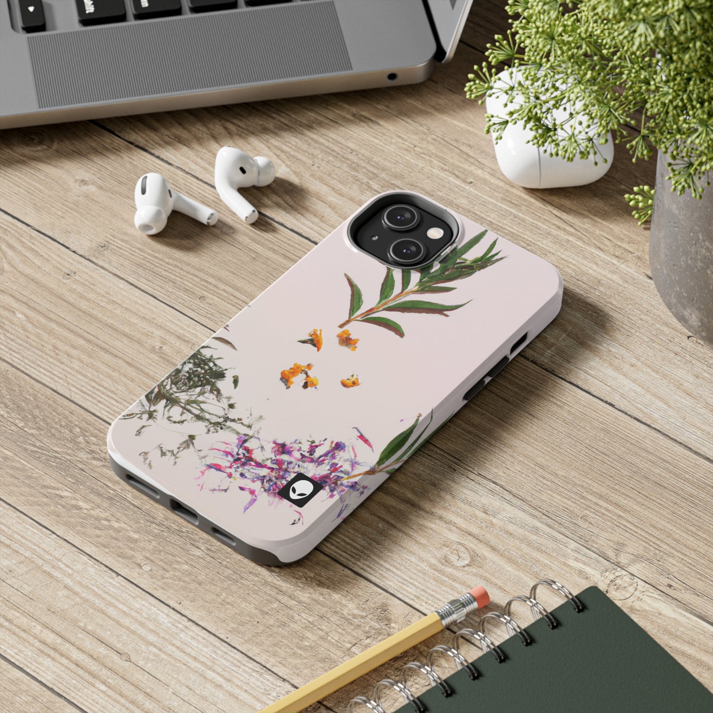 "Explorando la paleta de la naturaleza: un experimento en arte abstracto" - The Alien Tough Phone Cases