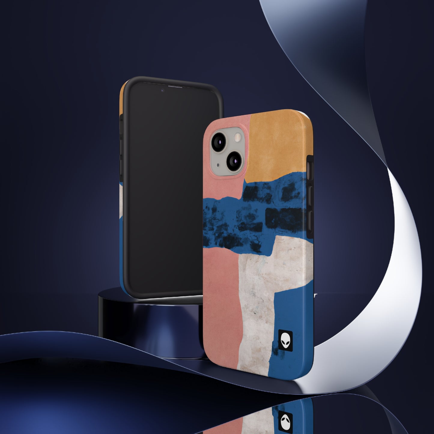 "Interacción de luces y sombras: un collage abstracto" - The Alien Tough Phone Cases