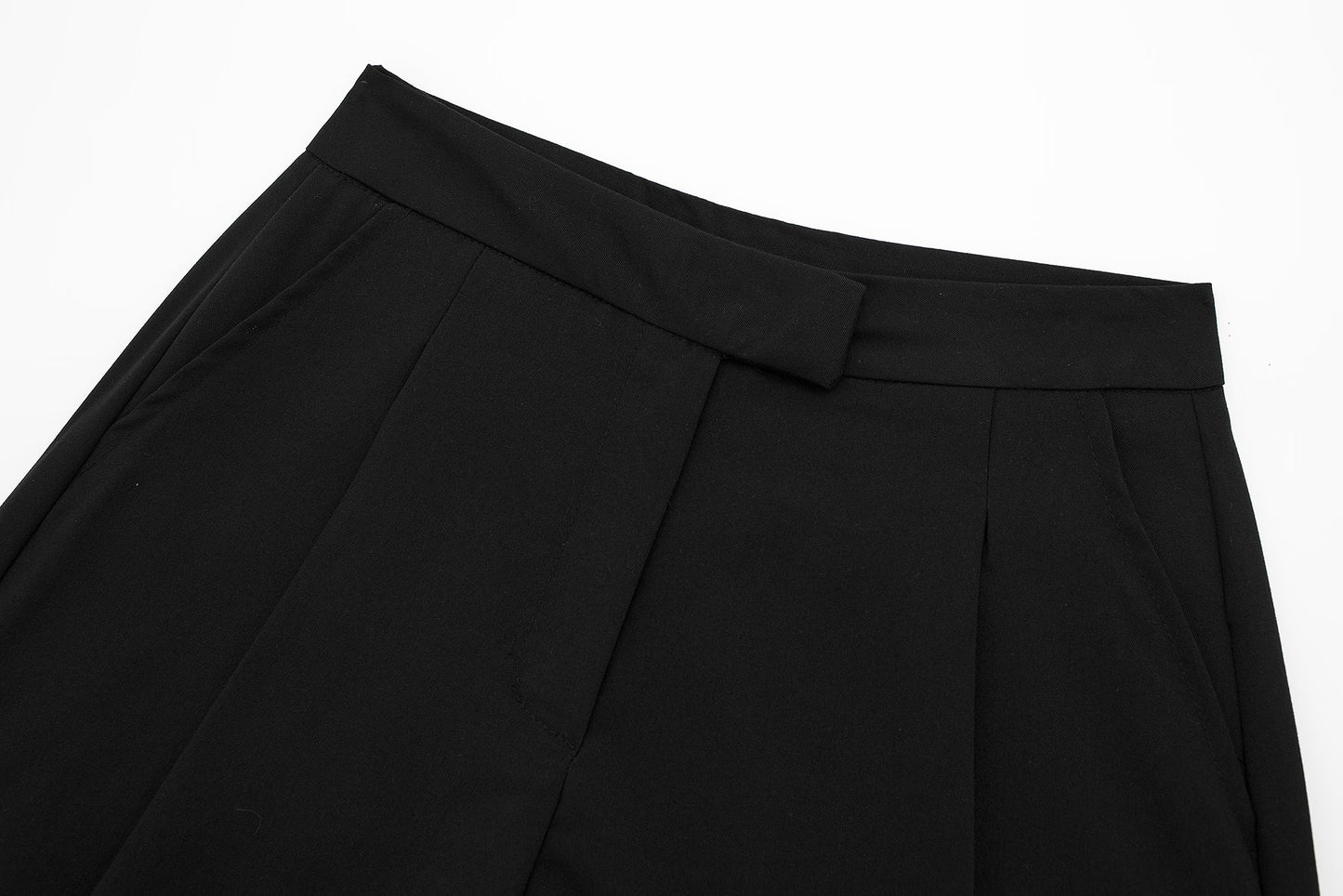 Mädchen Schwarze Shorts Frauen Sommer Hohe Taille Lose Koreanische A-linie Breites Bein Alle Passenden Oberbekleidung