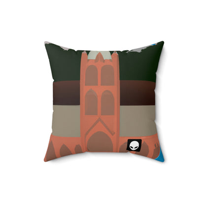 "A Moment in Time: The Art of Historical Storytelling" - The Alien Square Pillow