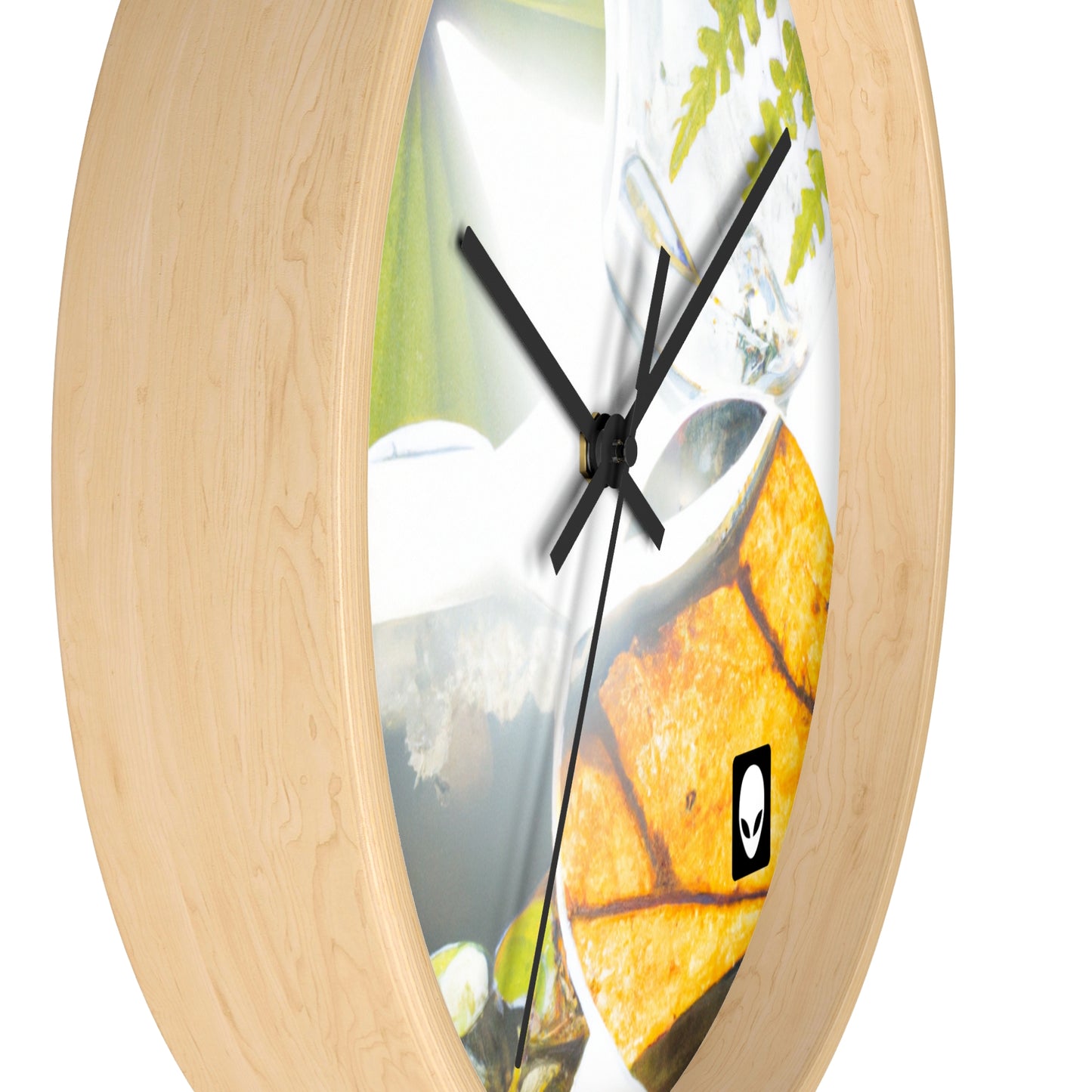 "Earth's Splendor: A Colorful Collage of Natural Wonders" - The Alien Wall Clock