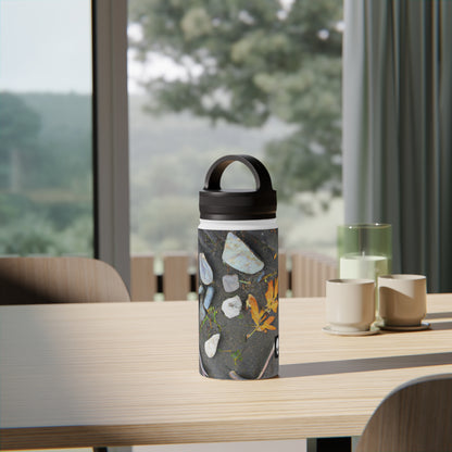 "Elements of Nature: Crafting a Creative Landscape" - The Alien Stainless Steel Water Bottle, Handle Lid